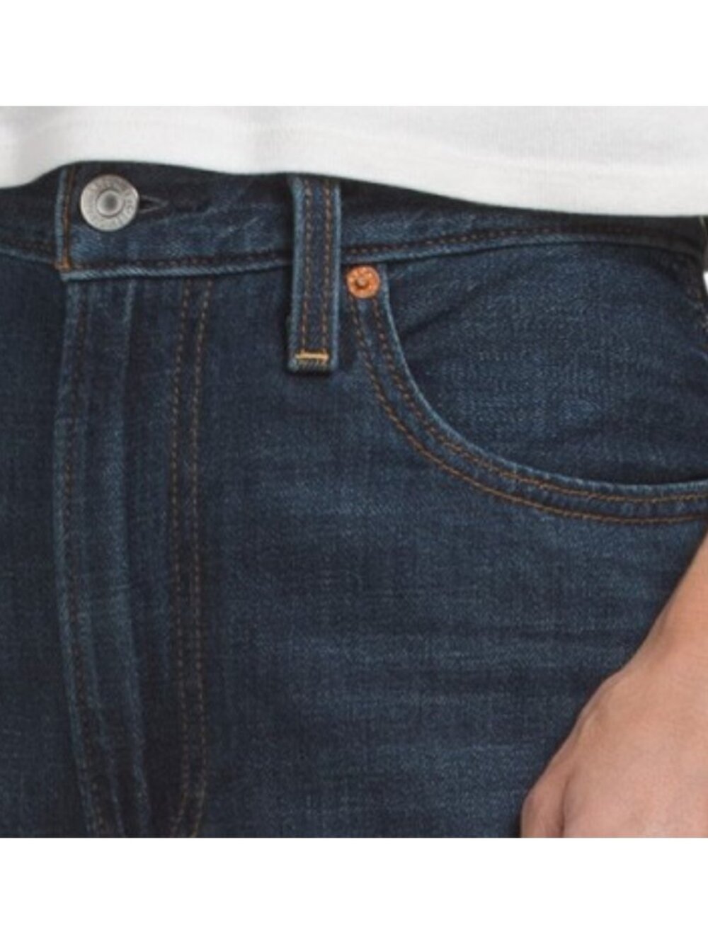LEVIS Linen Blend Ribcage Wide Leg Jeans - Picture 3 of 4